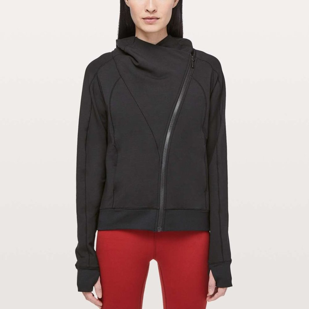 Luluelmon Black Asymmetrical Jacket